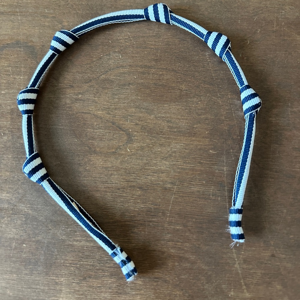 Striped Blue Headband